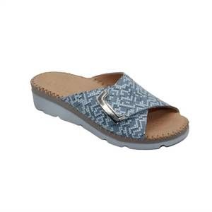 NEW LAPLUME women's agua sandals in grey snake